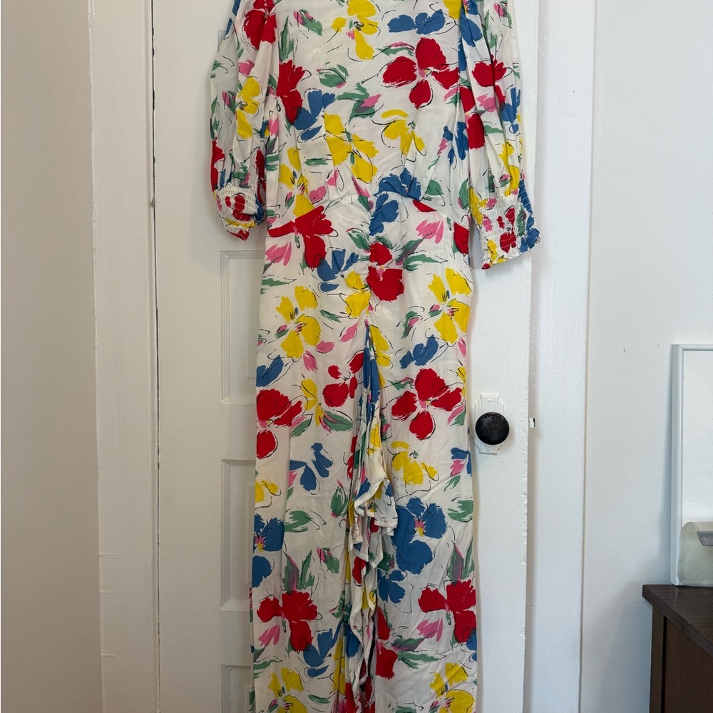 RIXO Multicolor Floral women’s dress